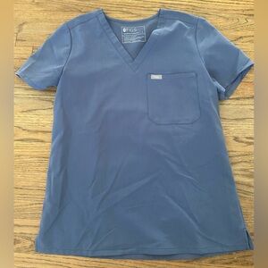 FIGS, Gray Catarina One-Pocket Scrub Top
